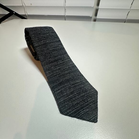 Vintage Unique Nazca Neck Tie Gray Career Office Business Casual Professional - Picture 5 of 11